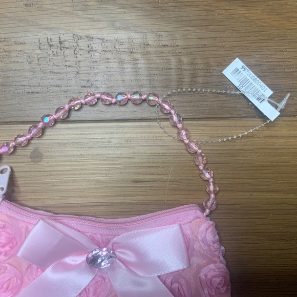 NWT M Frederic Pink Children’s Purse with Bow and Rosette Detail - Picture 3 of 8